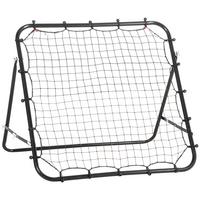 FUSSBALLTOR, PE, Schwarz, 96L x 80B x 96H cm - Schwarz, Metall (80/96cm) - HOMCOM