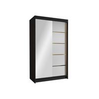 SCHIEBETÜRENSCHRANK Vigo III - Goldfarben, Holzwerkstoff/Metall (100/200/58cm) - MIRJAN24