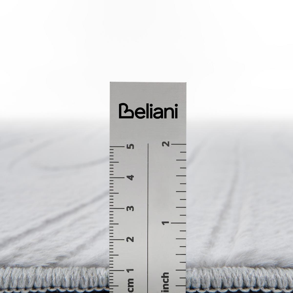 KUNSTFELLTEPPICH Hellgrau 160 cm Ontake - Hellgrau/Grau, Kunststoff (160/160cm) - Beliani