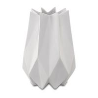 VASE Polygono Star weiß 27 cm - Weiß, Keramik (27cm) - Goebel