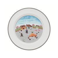 SPEISETELLER HÜHNERHOF Design Naif bunt ø 27 cm - Multicolor, Keramik (27cm) - Villeroy & Boch