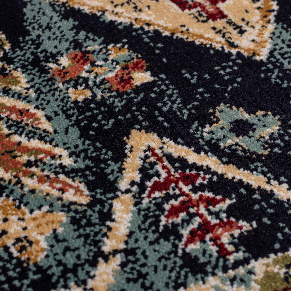 KURZFLORTEPPICH GLAZERT, geometrisch, Blau, 160 x 230 cm - Blau, Textil (230/160cm) - KADIMA DESIGN