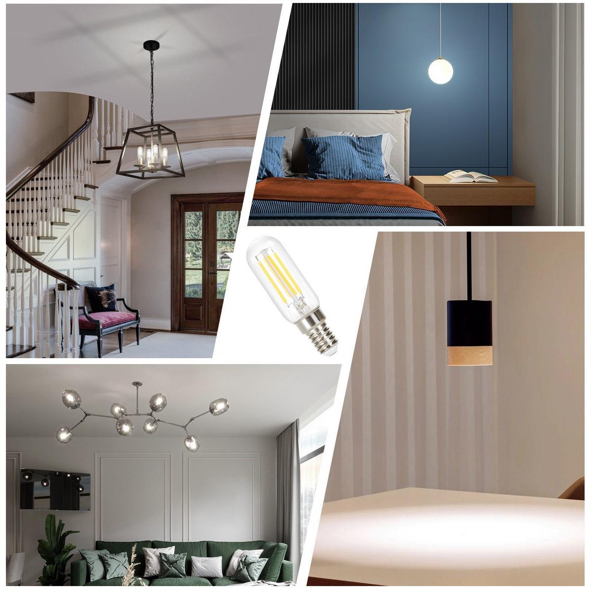 LED-LEUCHTMITTEL Aub II 8.5/2.5/2.5cm(4er-set) - Transparent, Glas (2.5/2.5cm) - Nettlife