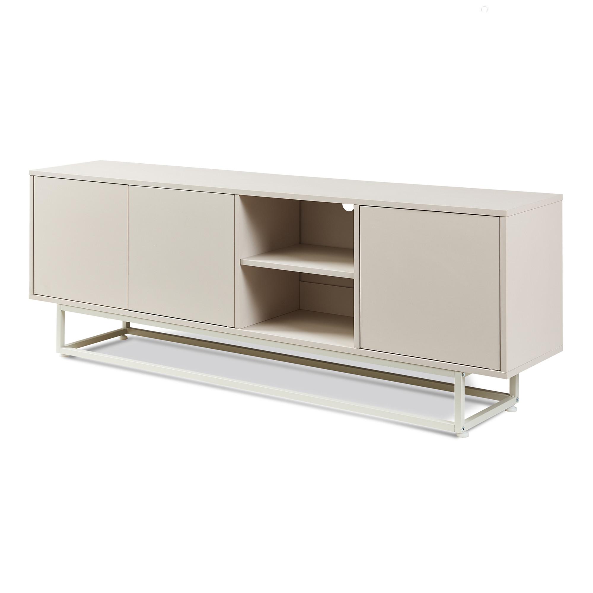 SIDEBOARD Boxholm - Beige, Holzwerkstoff/Metall (160/56.5/30cm) - [en.casa]