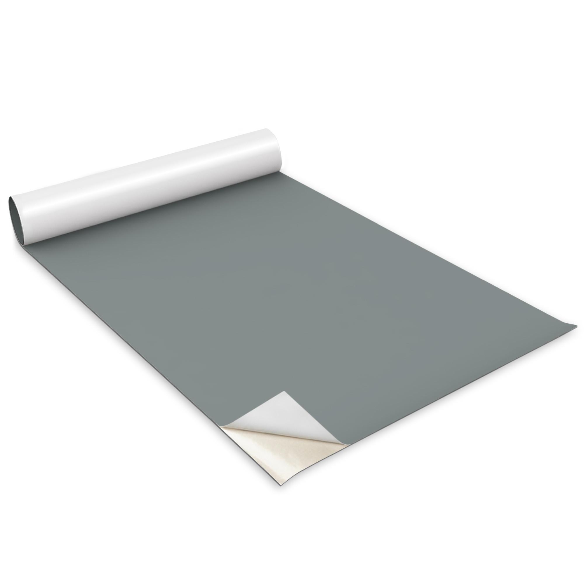 MÖBLAUFKLEBER 100x50 cm grau - Hellbraun, Kunststoff (50/0.1/100cm) - Wallfluent