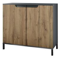 KOMMODE Sylt Eiche Wotan - Eiche Wotan, Holzwerkstoff (92.5/83.5/35cm) - Vladon