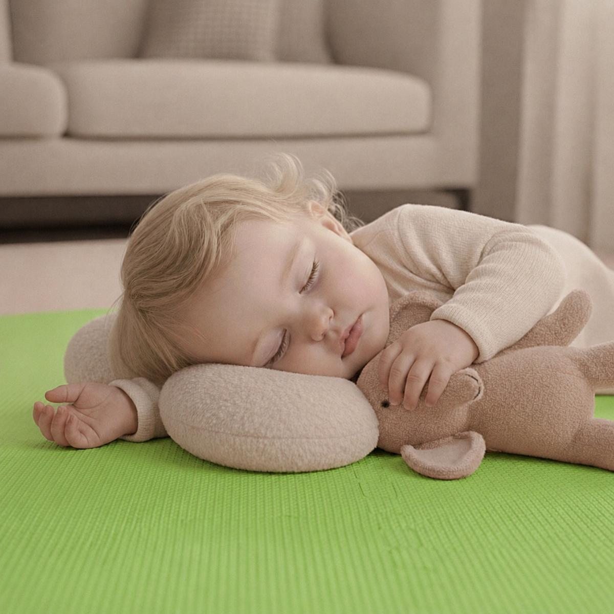 SPIELMATTE ab Null - 90 cm Baby Puzzlematte Grün - Grün, Kunststoff (30/30cm) - Littletom