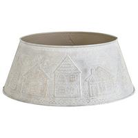 WEIHNACHTSBAUMKRAGEN 72 cm Cremeweiß Heinola - Creme, Metall (30cm) - Beliani