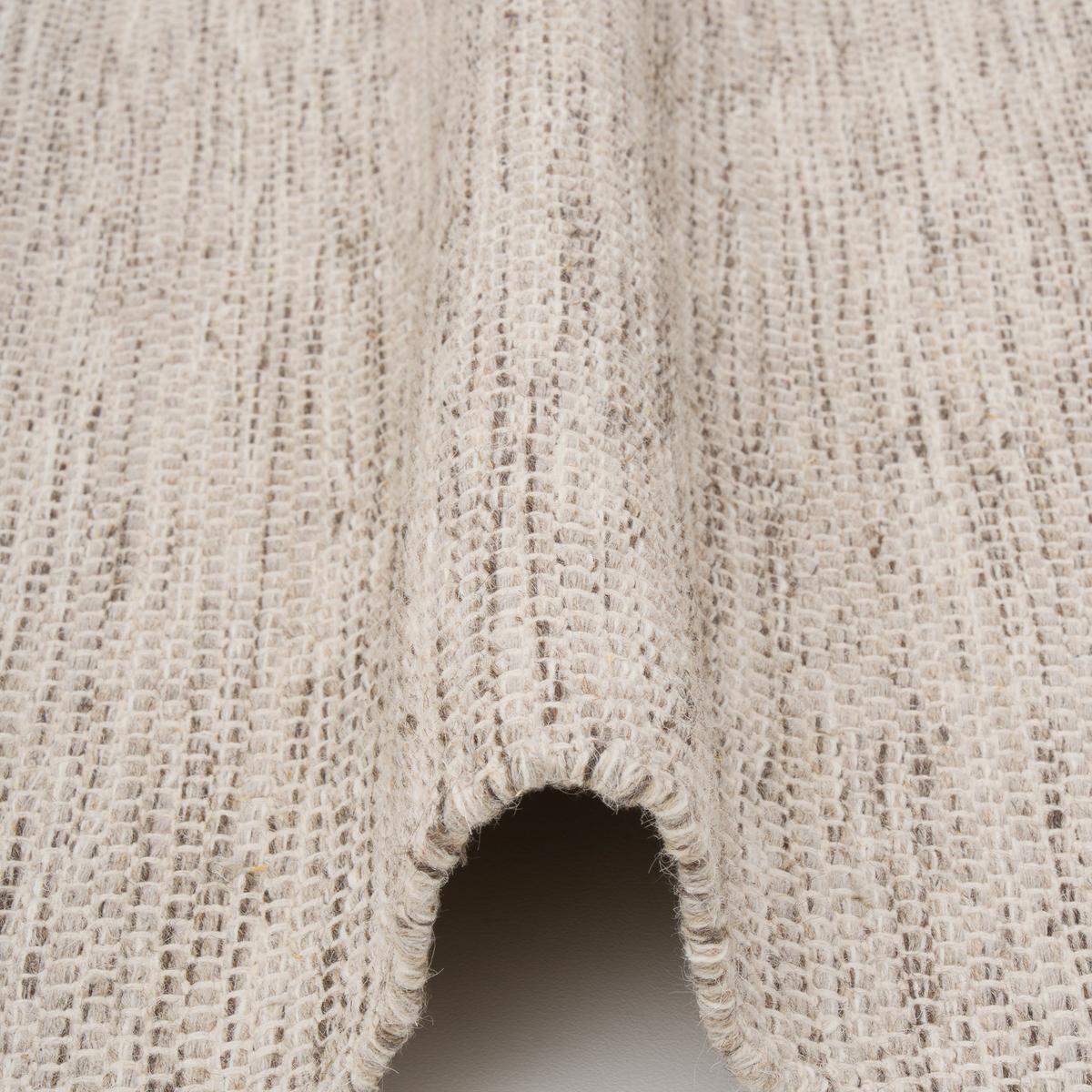 NATUR TEPPICH LÄUFER WOLLE KIRUNA - Taupe, Naturmaterialen (90/160cm) - Pergamon