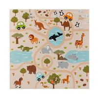 KINDERTEPPICH Bunt 200 x 200 cm - Multicolor, Kunststoff (200/200cm) - TT Home