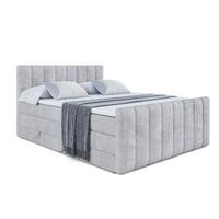 BOXSPRINGBETT OTTA-Z KING - 180x200 - H3/H4 - Hellgrau - Hellgrau, Holzwerkstoff (180/200cm) - ALTDECOR