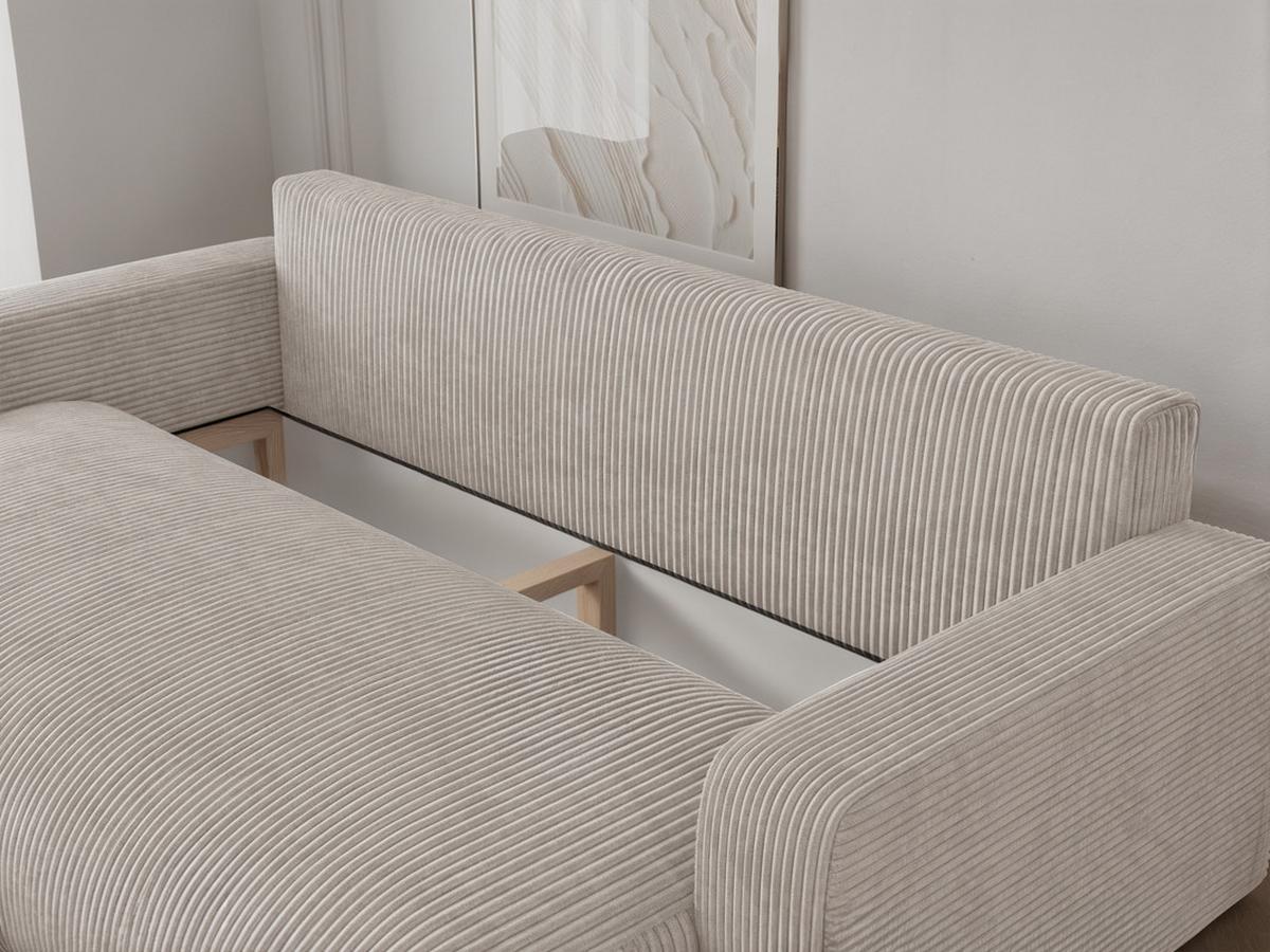 SCHLAFSOFA PIANO mit Bettkasten, Creme - Creme, Textil (246/79/93cm) - Idohome