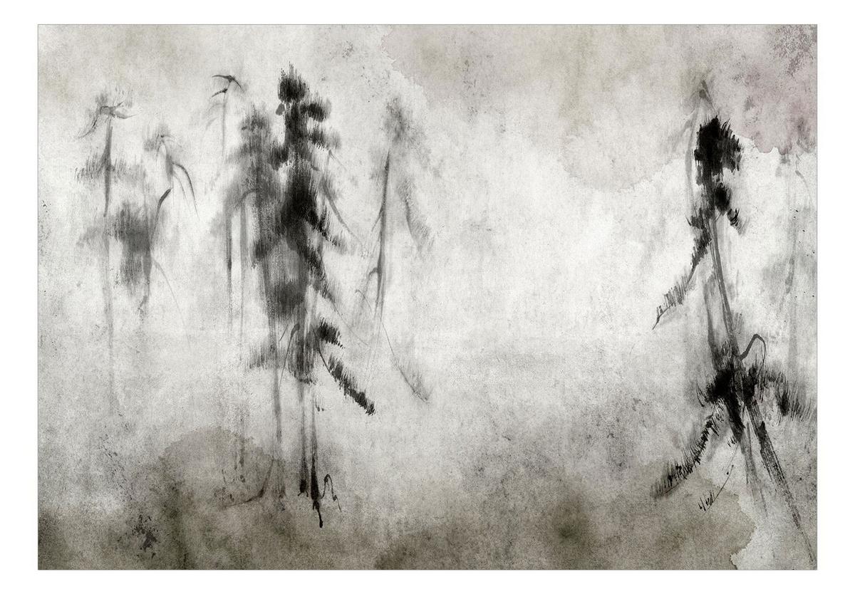 SELBSTKLEBENDE FOTOTAPETE 392/280 cm - Schwarz/Grau, Kunststoff/Textil (392/1cm) - KUNSTLOFT