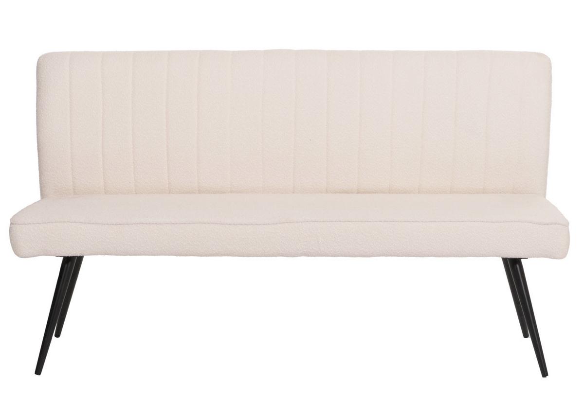 SITZBANK Beige - Dunkelgrau/Beige, Textil (160/90/60cm) - MCW