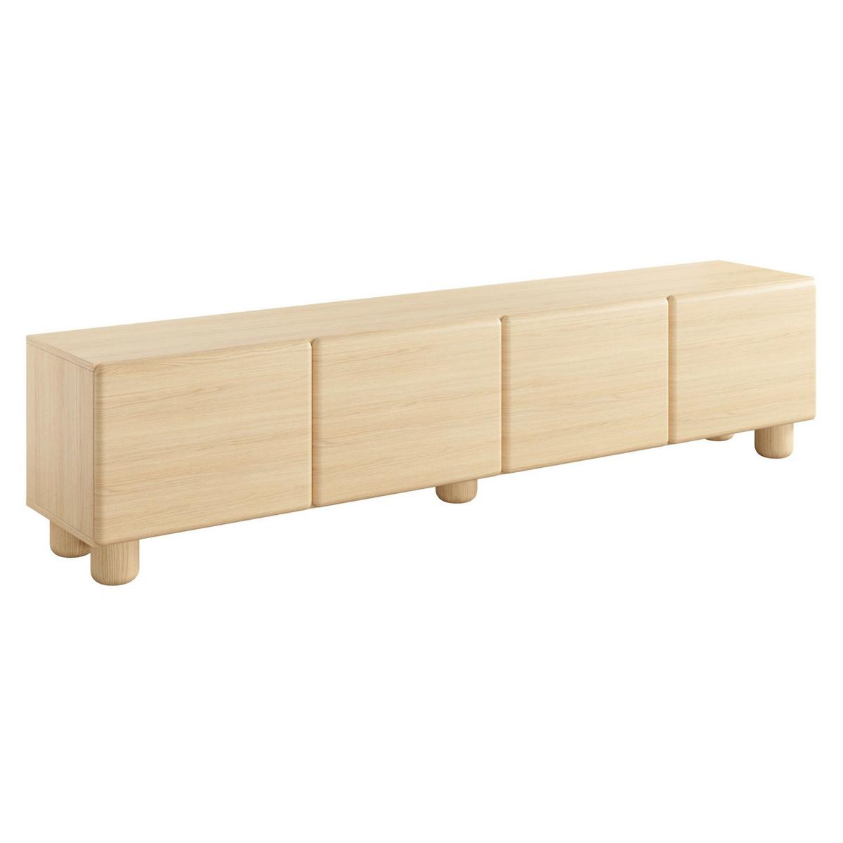 TV-LOWBOARD Lomo 199 cm - Eichefarben, Holz/Holzwerkstoff (199.7/46.7/38cm) - Selsey