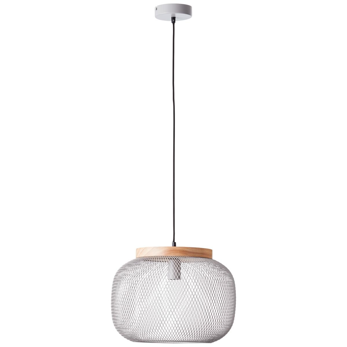 PENDELLEUCHTE Giada 99111/40 - Grau, Holz (39/39/113cm) - Brilliant
