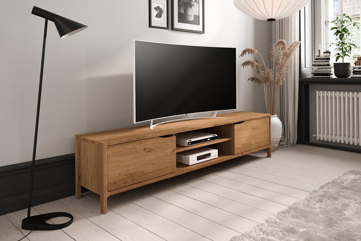 TV-SCHRANK PAUL Wildeiche - Wildeiche, Holz (200/48/50cm) - byoak