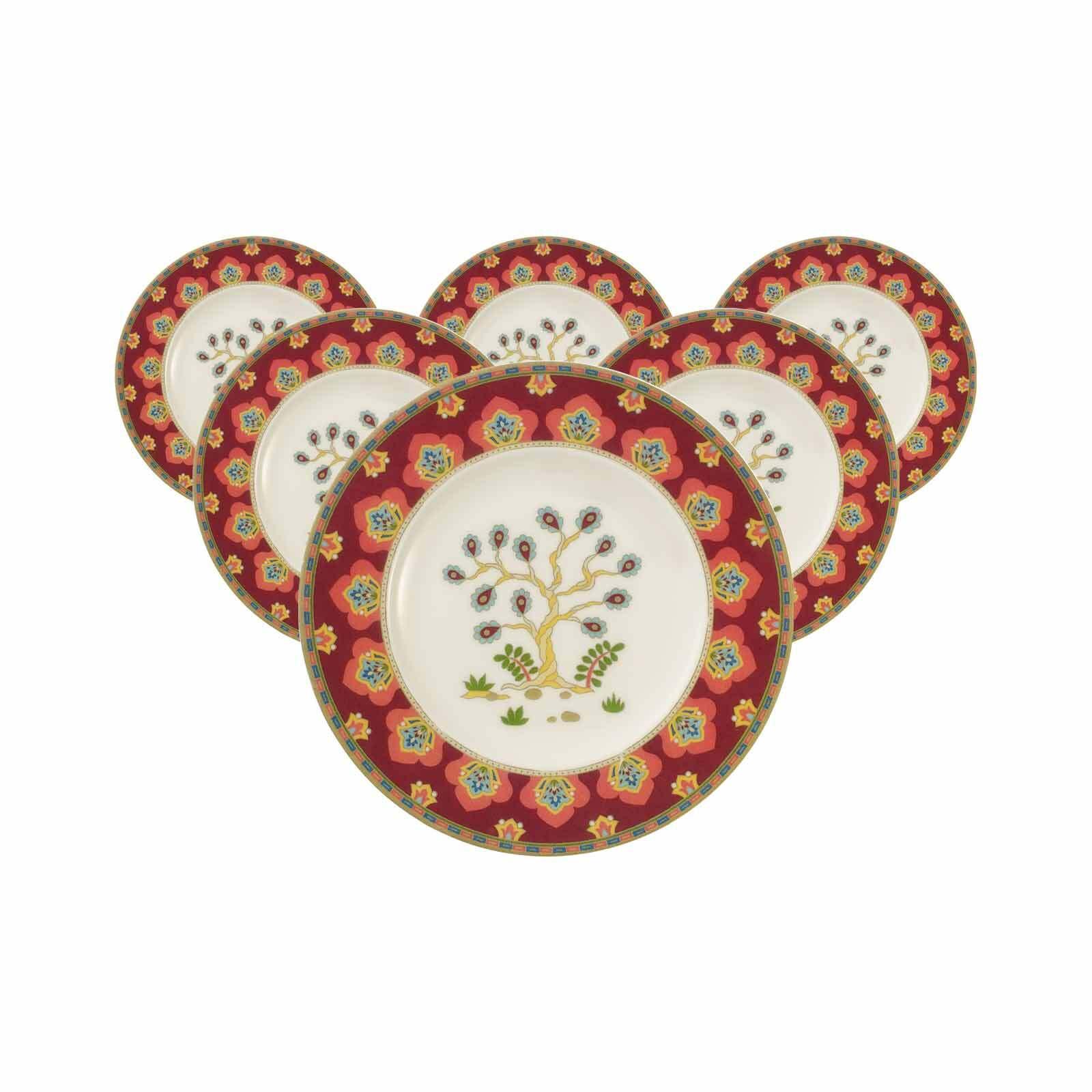 BROTTELLER Samarkand Rubin bunt ø 16,4 cm 6er Set - Multicolor, Keramik (16.4cm) - Villeroy & Boch