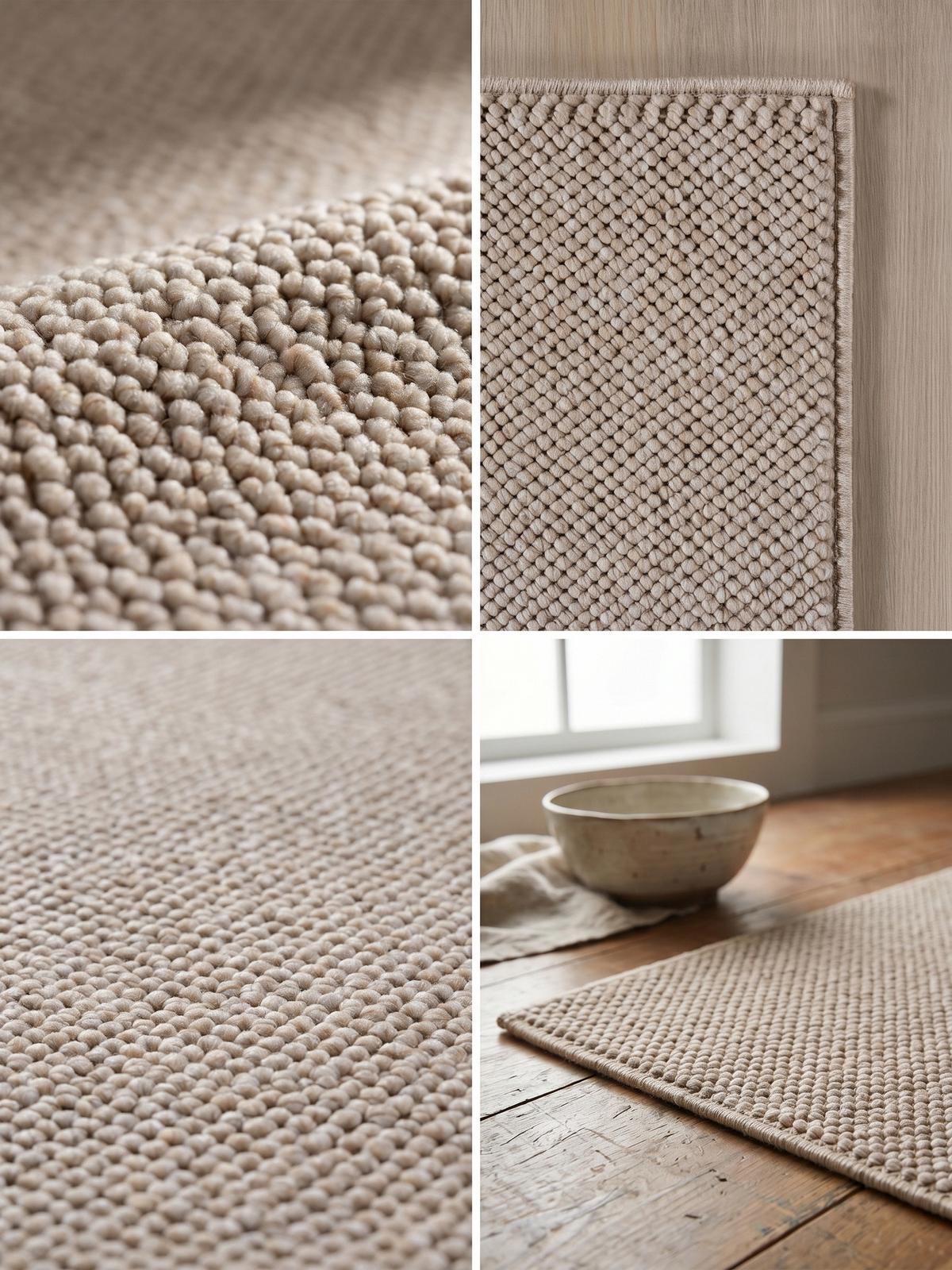TEPPICH Flachgewebe LANGAU in Beige, meliert, 120 x 170 cm - Beige, Textil (170/120cm) - KADIMA DESIGN