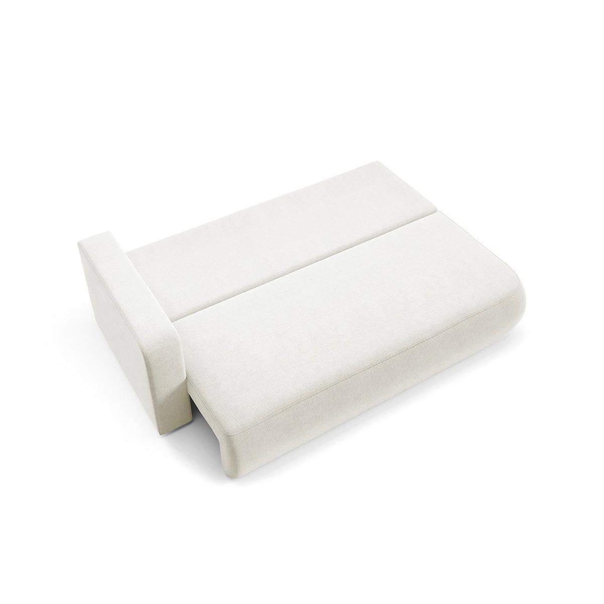 SOFA Antonio 3 Sitzplätze Gebrochenes Weiß - Weiß, Holz (228/82/106cm) - Petits-meubles