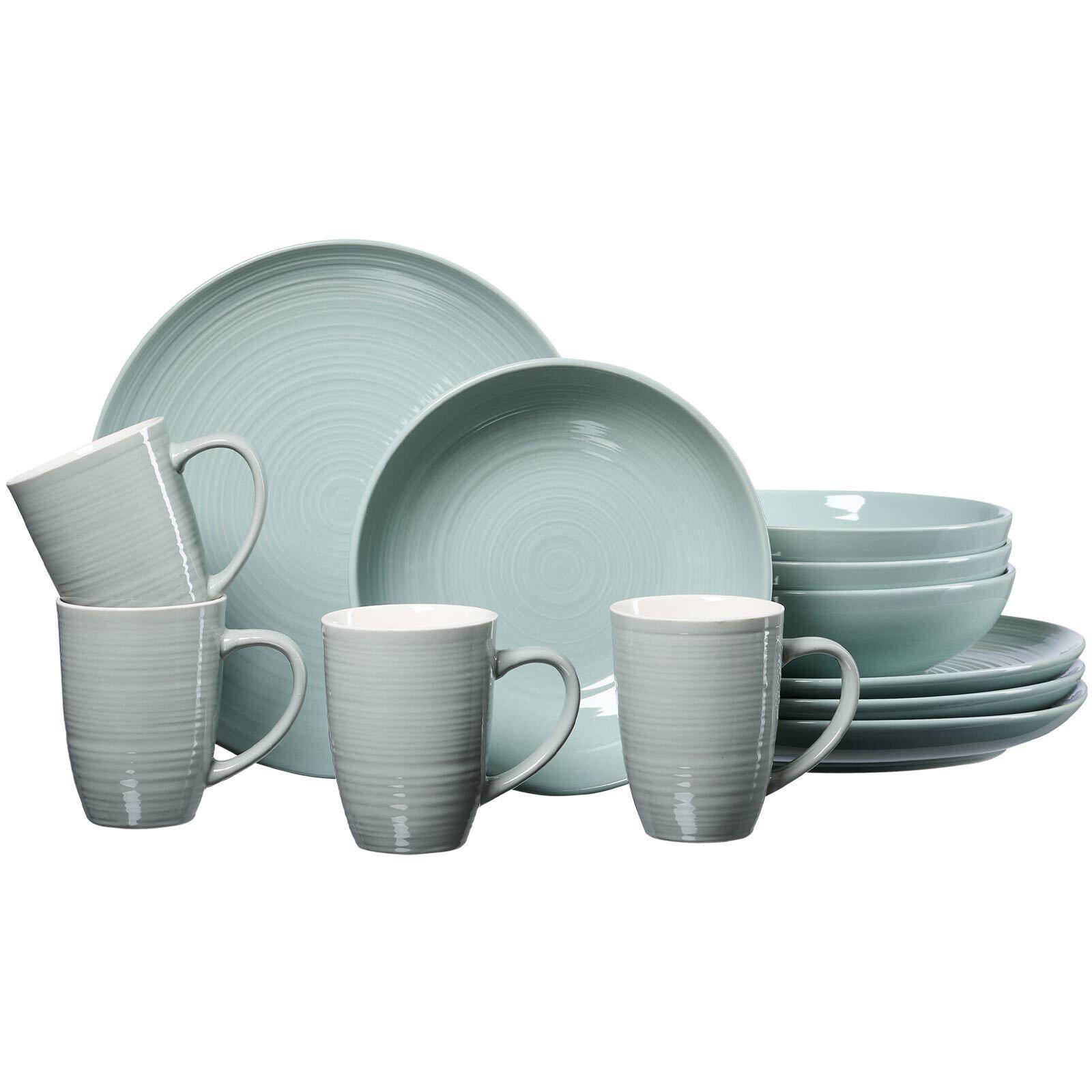 KOMBI-SET Suomi Blau 12-tlg. - Blau, Keramik (2/2/2cm) - Ritzenhoff Breker