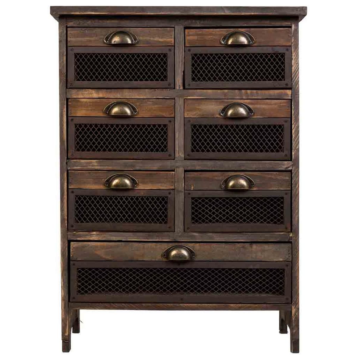 KOMMODE aus Holz, braun, 59x34x81cm - Braun, Holz (59/80.5/34cm) - Wanderlust