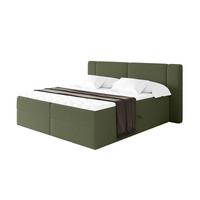 BOXBETT mit Matratze H4 - EVON - 180x200 cm Grün - Jadegrün, Holzwerkstoff (180/200cm) - ALTDECOR