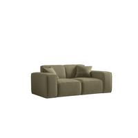 SOFA Celes Premium 2-sitzer Opera Velvet - Olivgrün, Holzwerkstoff/Textil (186/73/88cm) - Fun Möbel