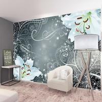 SELBSTKLEBENDE FOTOTAPETE 196/140 cm - Weiß/Grau, Kunststoff/Textil (196/1cm) - KUNSTLOFT