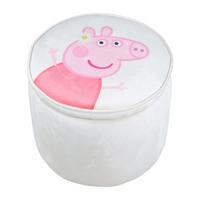 KINDERHOCKER RUND Peppa Pig - Beige, Holzwerkstoff/Textil (33/27/33cm) - Roba