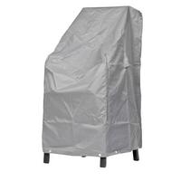 SCHUTZHÜLLE für Stapelstühle / Klappsessel SHP-20008 - Grau, Kunststoff (66/120/66cm) - mehr Garten