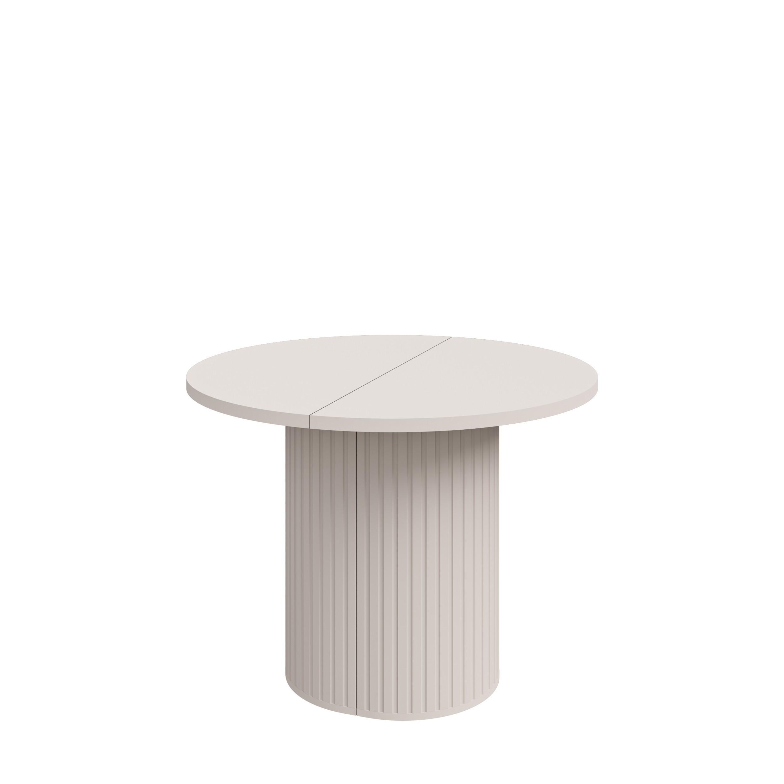 ESSTISCH BOLLA Ausziehbar 100 - 188 / 100 x 75 cm - Beige, Holz (100/100/75cm) - MASSENO