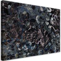 WANDBILD marmor steinoptik - Schwarz, Textil (60/40cm) - Feeby