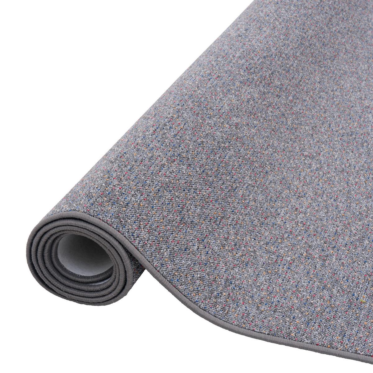 LÄUFER TEPPICH SCHLINGEN TEPPICH ALMA MELIERT - Grau, Textil (100/400cm) - Snapstyle