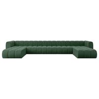 WOHNLANDSCHAFT modulares Sofa Joren-U3 - 501x177x70 cm Grün - Grün, Holzwerkstoff/Textil (501/70/177cm) - ALTDECOR