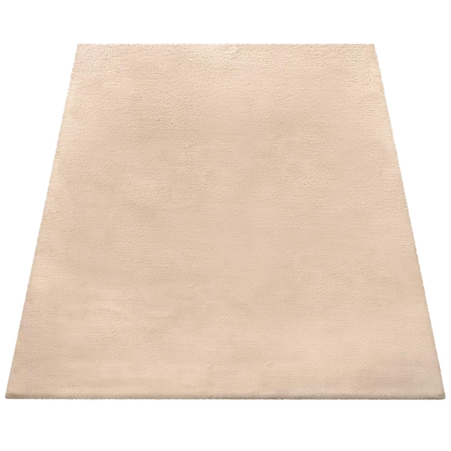 HOCHFLORTEPPICH, einfarbig, Sand, 200 x 200 cm - Beige, Textil (200/200cm) - KADIMA DESIGN