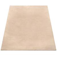 HOCHFLORTEPPICH, einfarbig, Sand, 200 x 200 cm - Beige, Textil (200/200cm) - KADIMA DESIGN