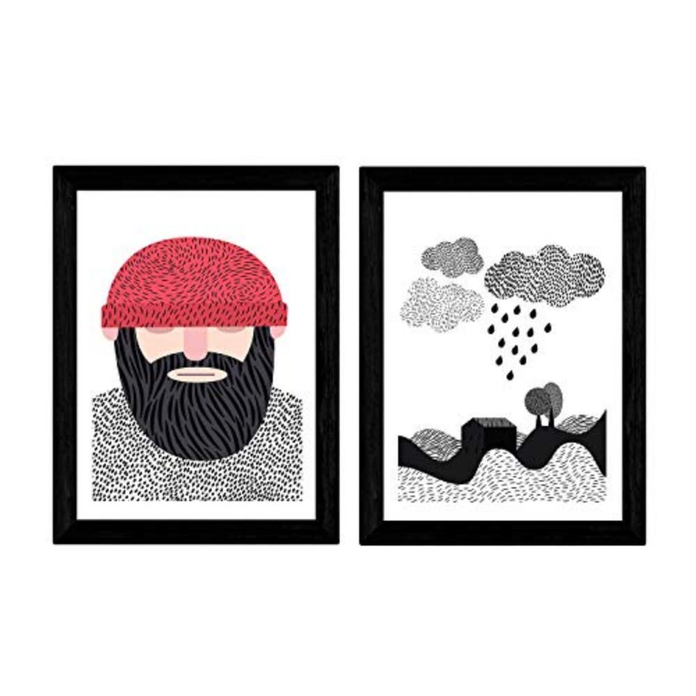 POSTER Set Mit 2 Matrose – Kinder A4 Rahmenlos - Klar, Papier (29.7/5/21cm) - Nacnic