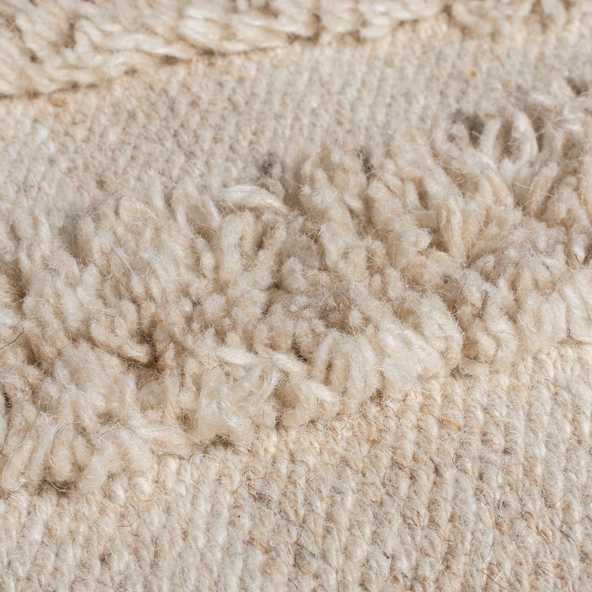 WOLLTEPPICH FOWEY, abstrakt, Natur-Beige, 120 x 170 cm - Beige, Textil (120/170cm) - KADIMA DESIGN