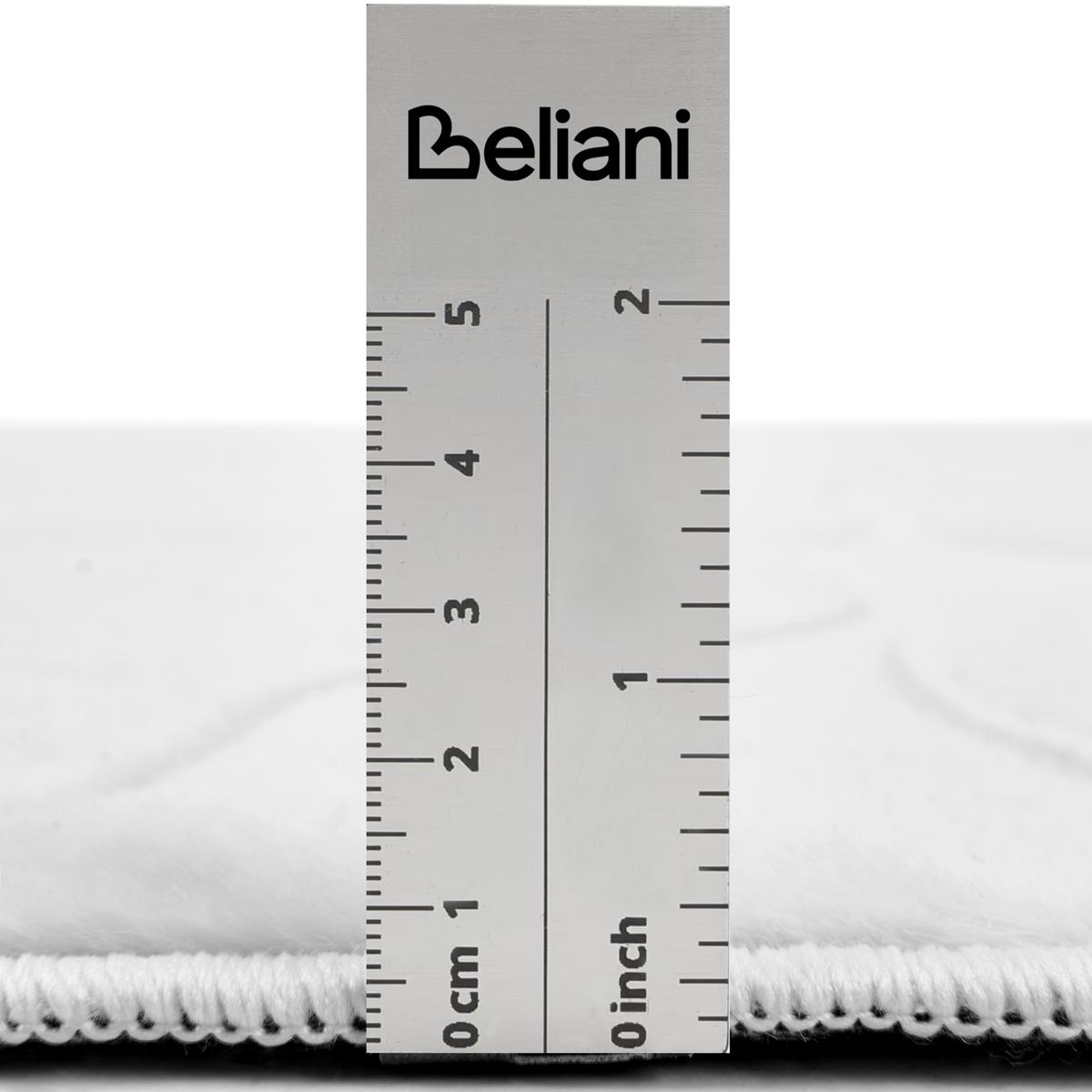 TEPPICH Hellgrau 160/230 cm Hood - Hellgrau/Grau, Textil (160/230cm) - Beliani