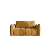 SOFA 2er-sitzer Ontario Mit Liegefunktion - Gelb, Holzwerkstoff/Textil (162/86/101cm) - Fun Möbel
