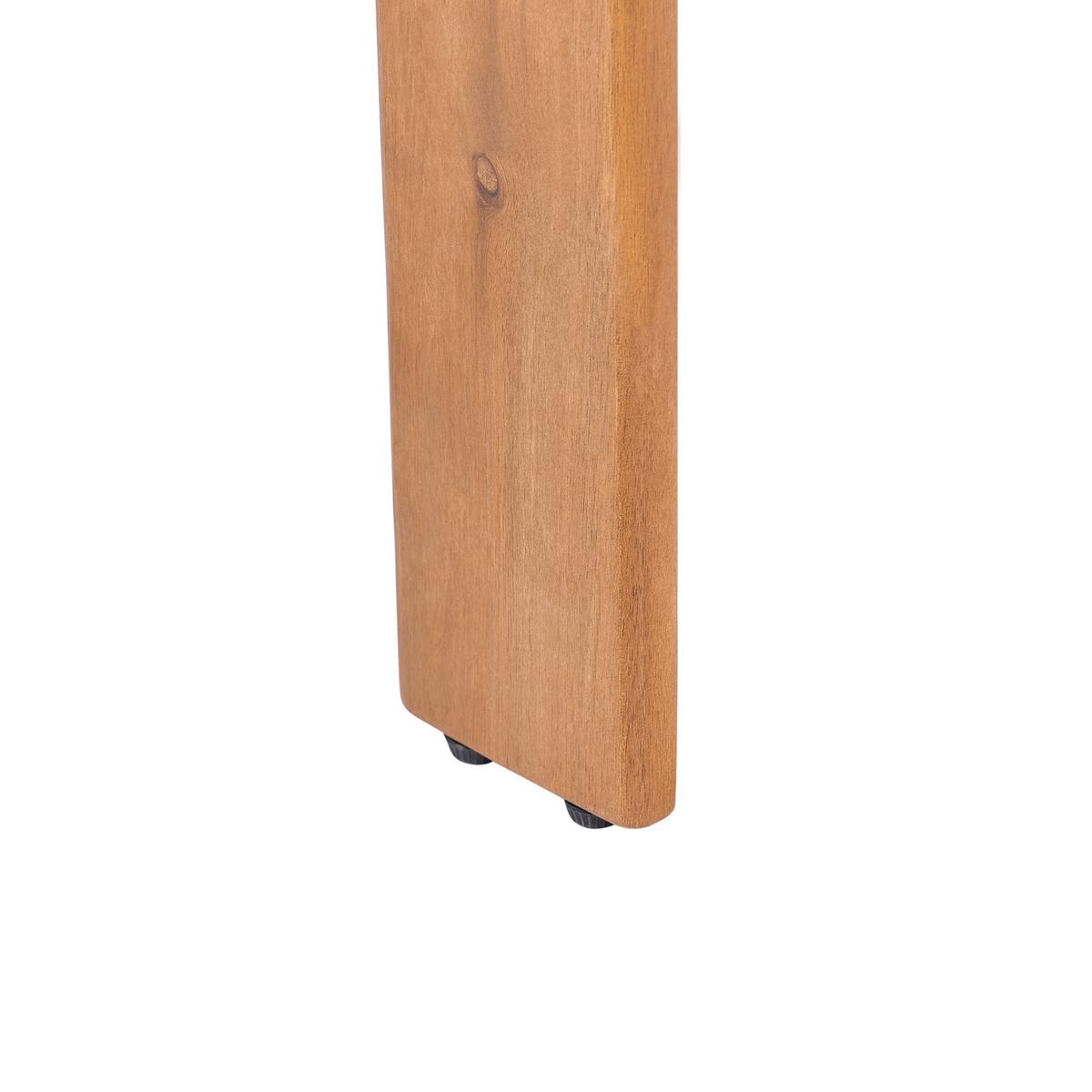 OUTDOOR-COUCHTISCH 120/80 cm Akazienholz Braun Talsano - Braun, Holz (120/80/36cm) - Beliani
