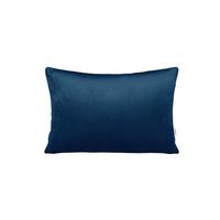 KISSENHÜLLE Samt&Sonders admiral-blau 25/35 cm - Blau/Dunkelblau, Textil (25/35cm) - beties Heimtextil