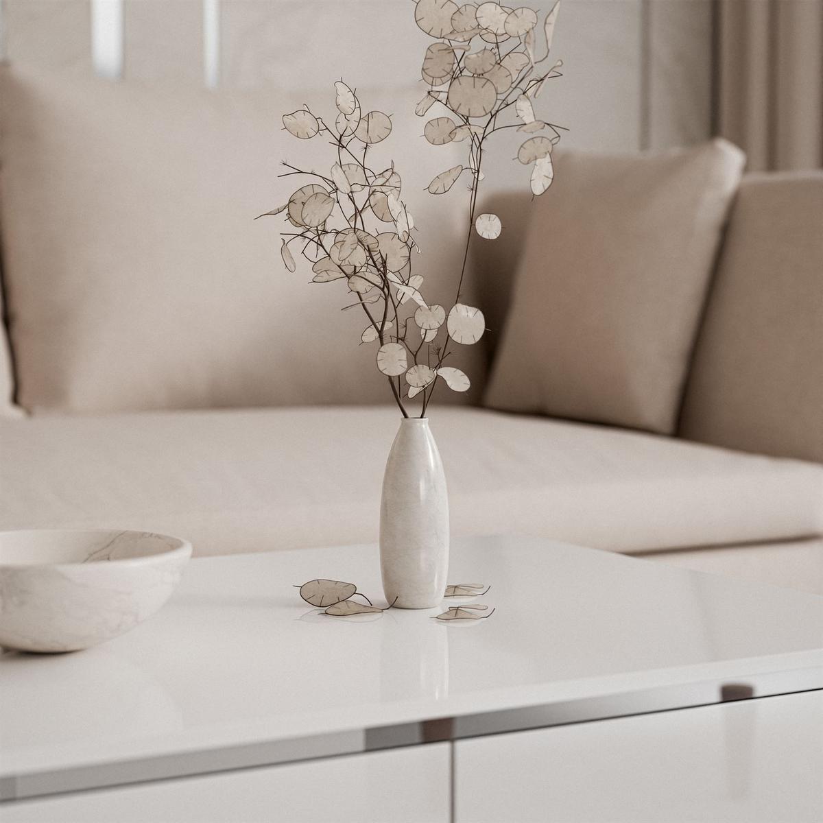 COUCHTISCH AURORA SILVER mit Stauraum und schrägen Beinen - Weiß Hochglanz/Silberfarben, Holzwerkstoff/Metall (60/90/41cm) - Lookway