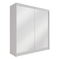 KLEIDERSCHRANK AMOHA - 200 cm - Weiß - Weiß, Holzwerkstoff (200/215/61cm) - ALTDECOR
