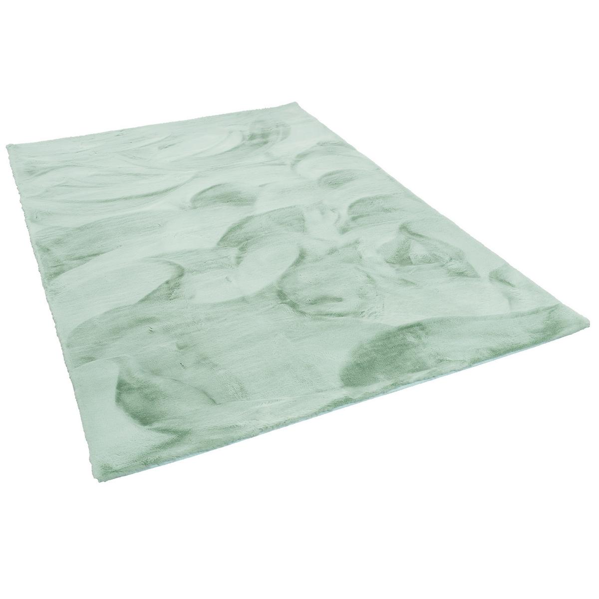 FELLTEPPICH LUXUS SUPER SOFT PLUSH - Mintgrün, Textil (60/90cm) - Pergamon