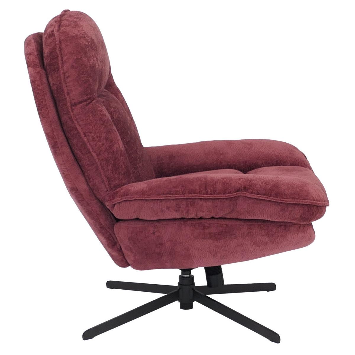 RELAXSESSEL Rot - Rot, Textil (80/96/90cm) - MCW