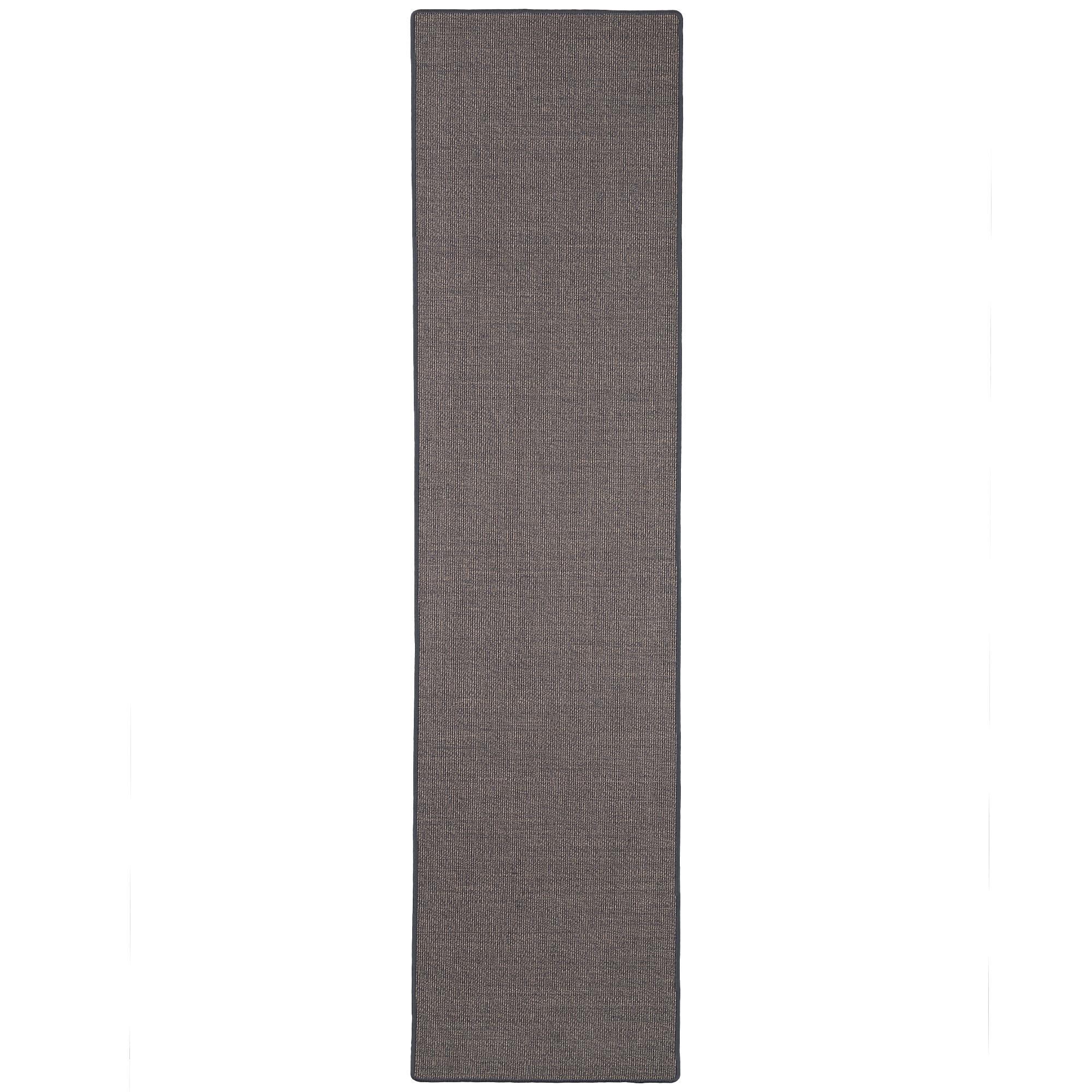 SISAL NATUR LÄUFER TEPPICH - Schieferfarben, Textil (80/200cm) - Snapstyle