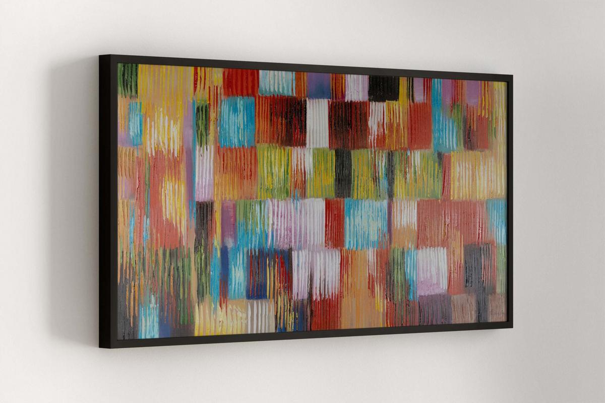 ÖLGEMÄLDE 140/70 cm - Multicolor, Holz/Textil (140/70cm) - KUNSTLOFT