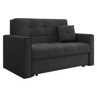 SCHLAFSOFA Viva Lux II - Anthrazit, Holz/Textil (133/85/98cm) - MIRJAN24